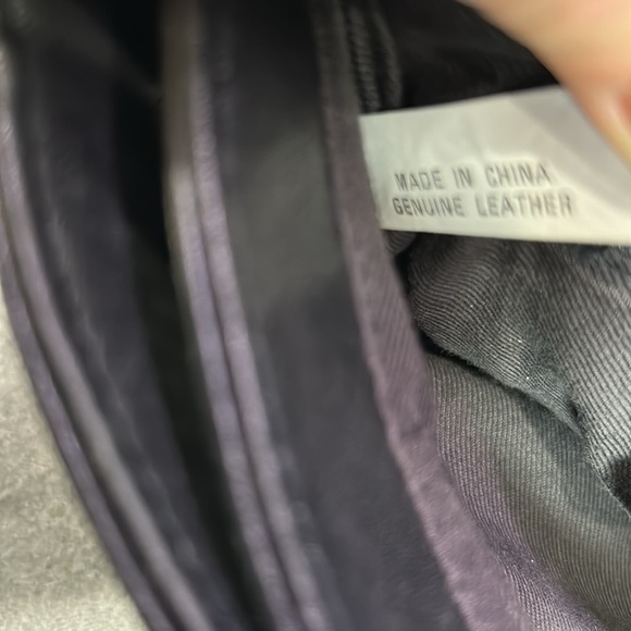 black Tignanello all leather shoulder bag - Picture 5 of 12